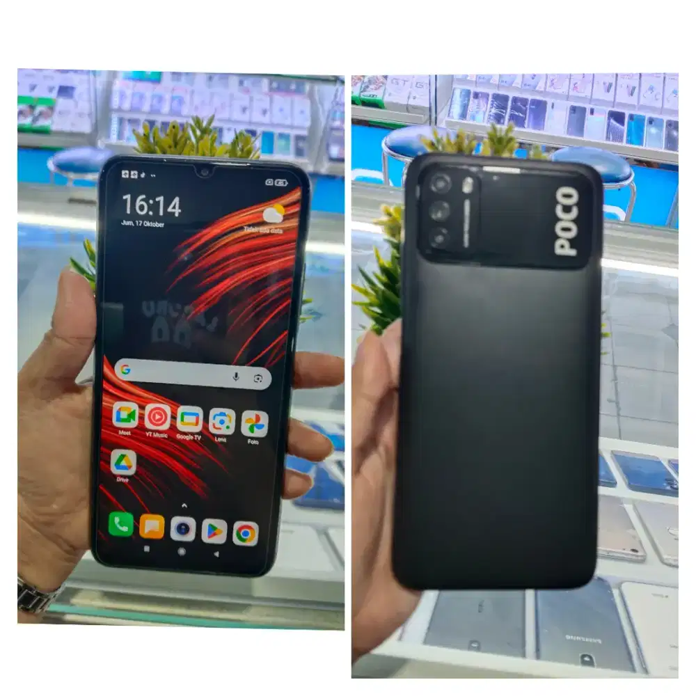 HP poco m3 ram 6+2/128 gb
