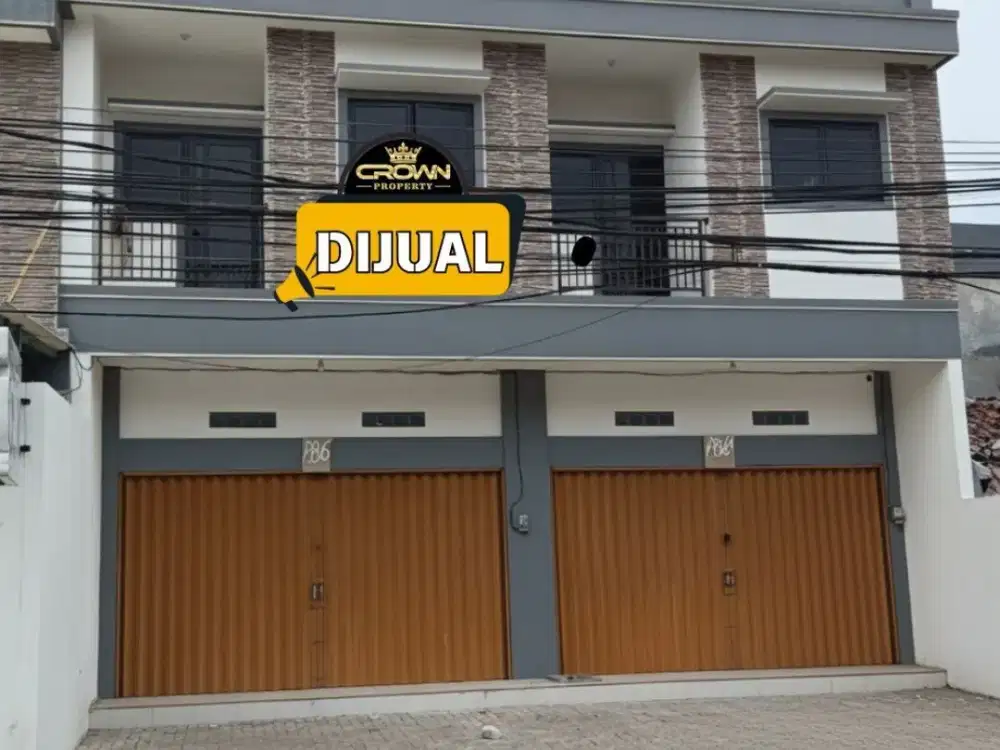 Ruko komersil bangunan baru di kota harapan indah bekasi