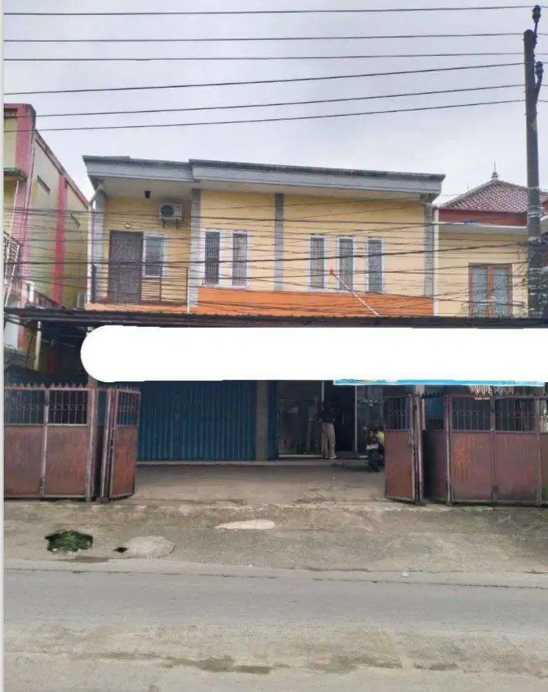Dijual 2 Ruko jadi satu dua lantai pinggir jalan ramai Samarinda kota