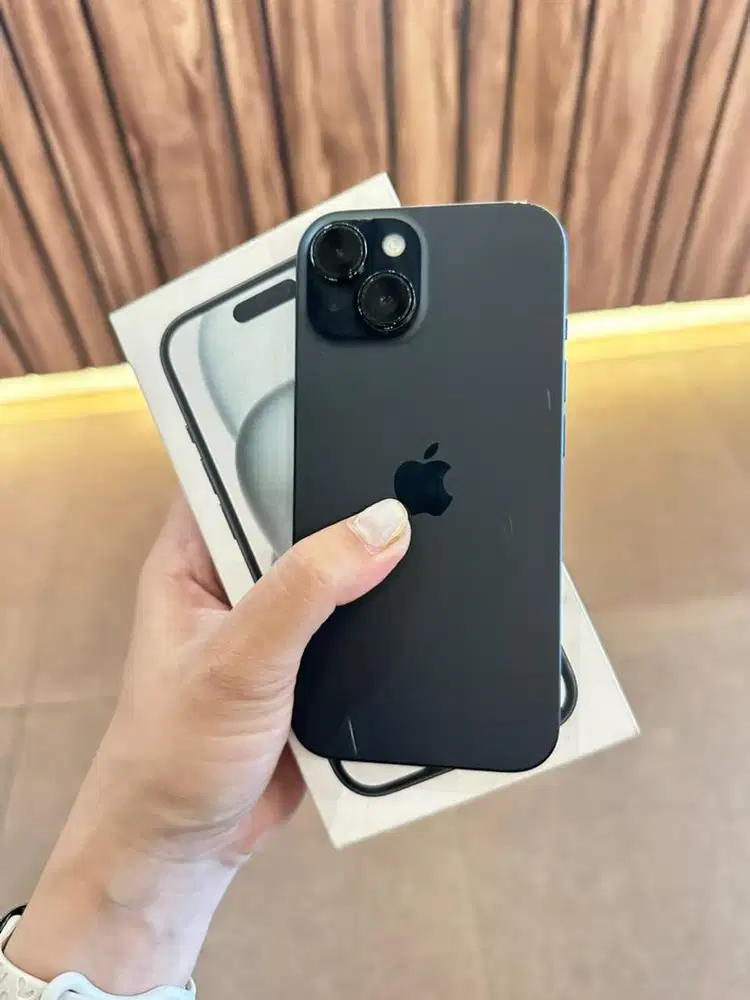 IPHONE 15 128GB IBOX RESMI BLACK