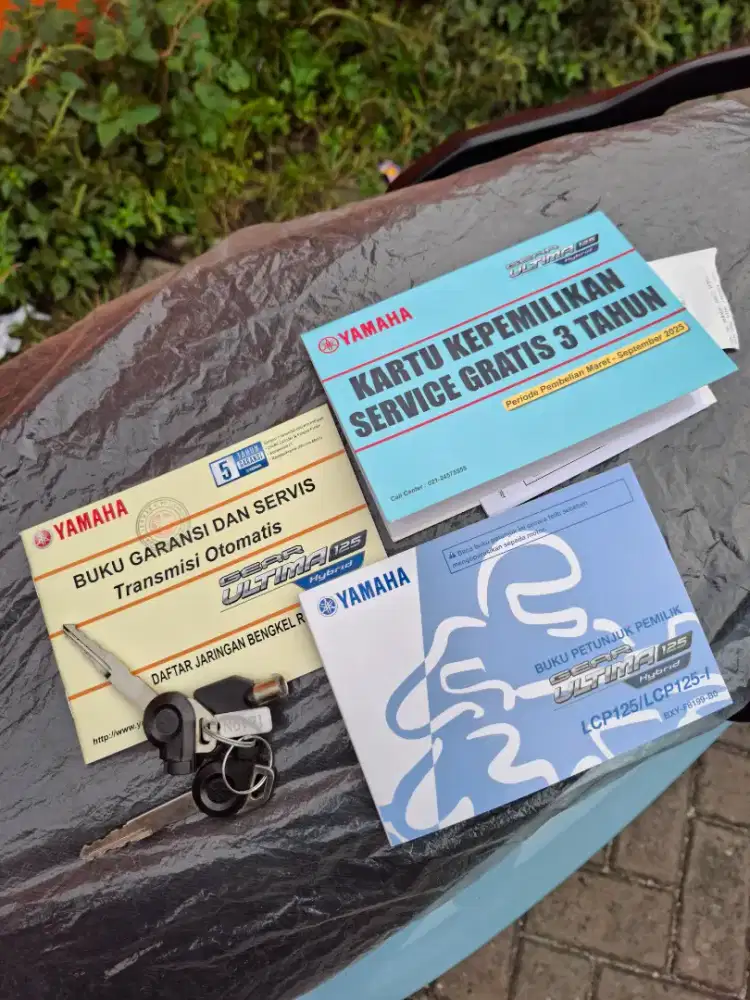 (Km 900 perak) Yamaha Mio Gear Ultima Hybrid 2025 istimewa