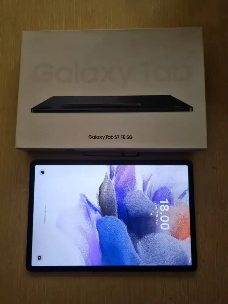 TAB S7 FE 5G || SECOND LENGKAP || DUS + SPEN