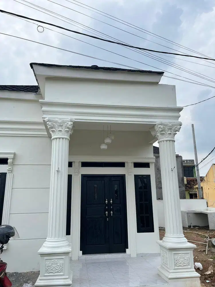 RUMAH GAYA EROPA SUKARAME DEKAT KAMPUS DAN PINGGIR JALAN UTAMA