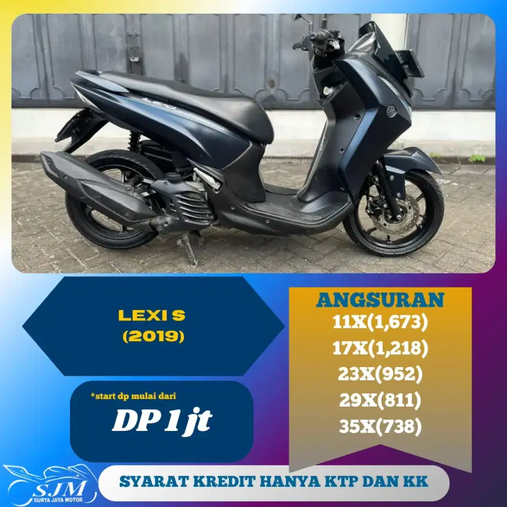 YAMAHA LEXI S 2019 SIAP PAKAI