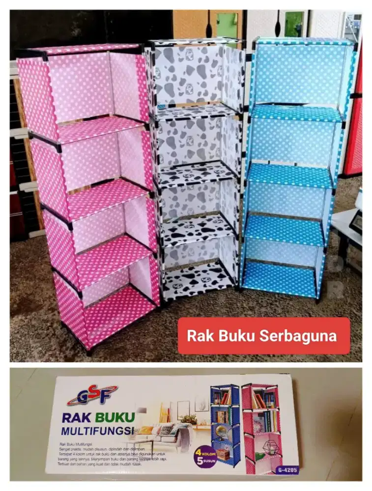 Rak buku serbaguna
