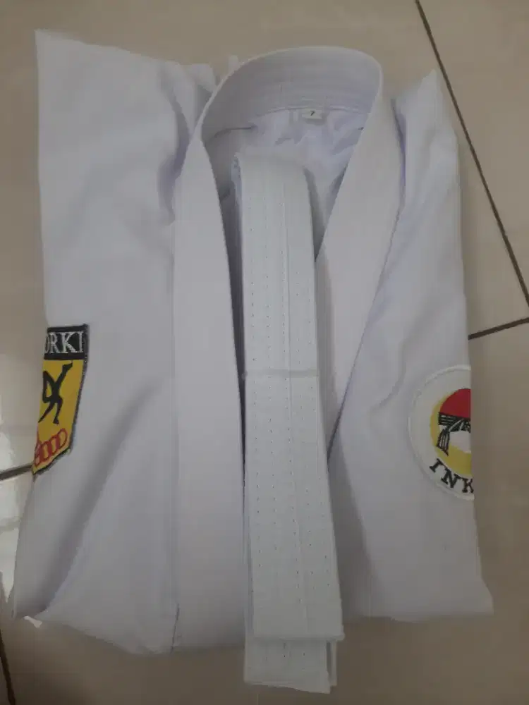 JUAL BAJU KARATE FORKI INKAI UKURAN NO 7 ( TINGGI BADAN 137 - 145 )