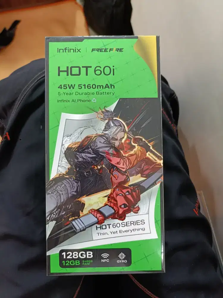 Infinix hot 60i 6/128 new segel garansi resmi