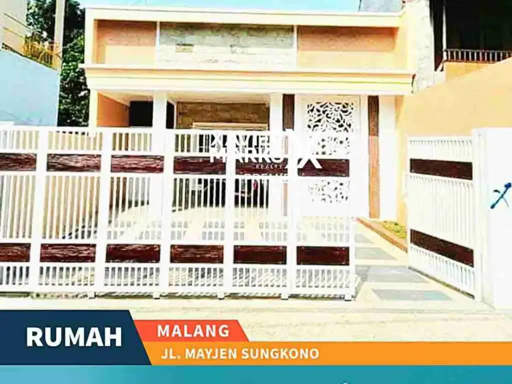 DIJUAL MURAHH RUMAH BARU DAN  LUAS DI JL MAYJEN SUNGKONO, KOTA MALANG