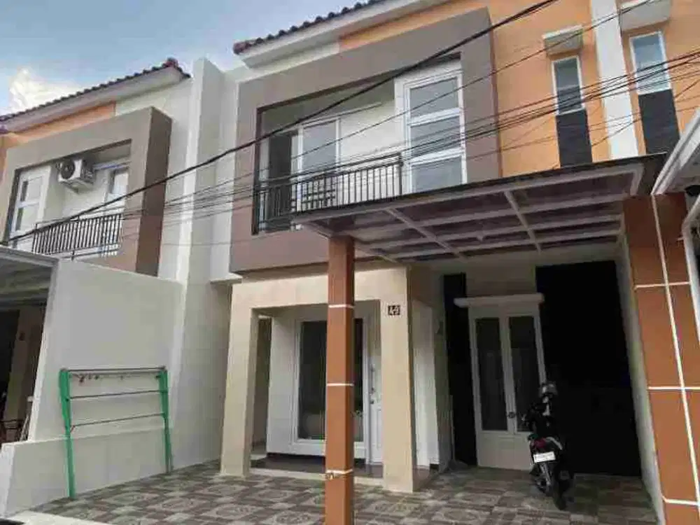 Rumah cluster siap huni pondok melati KPR bebas banjir strategis cuma 1km ke jalan utama hankam dan tol Jatiwarna kota Bekasi