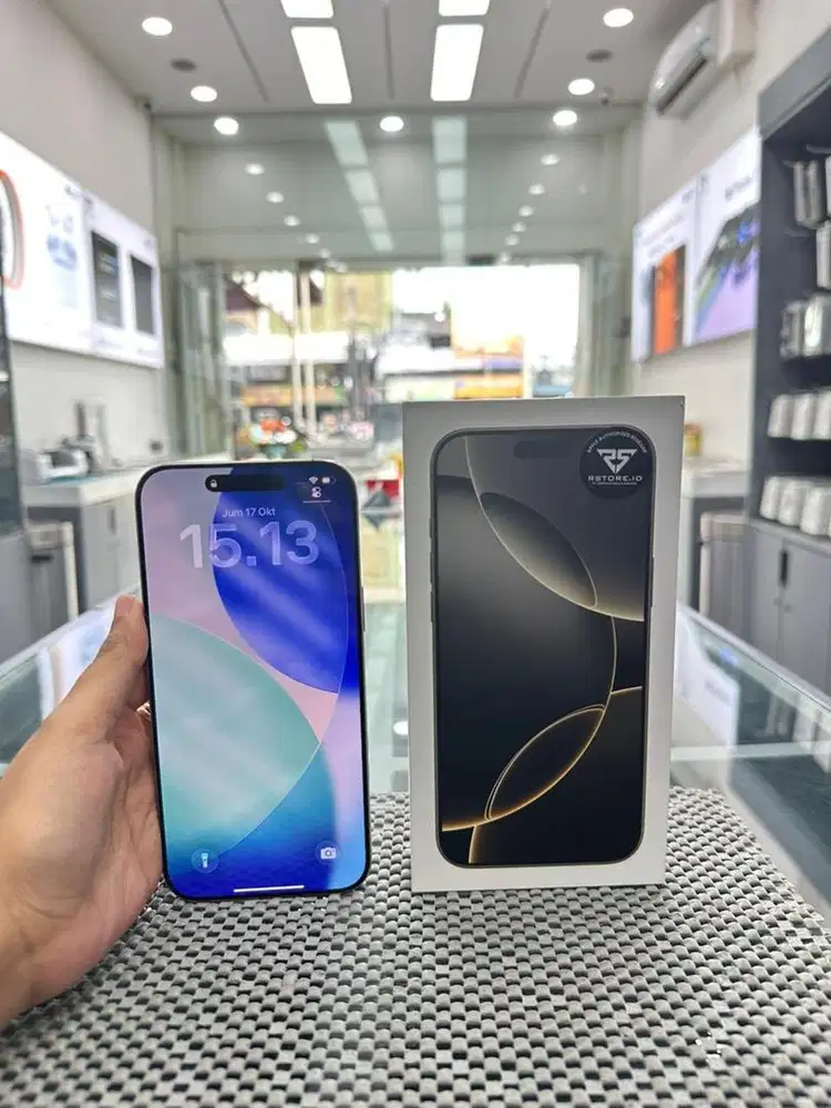 iphone 16 pro max 256gb fullset,garansi internasional 3 bulan beacukai