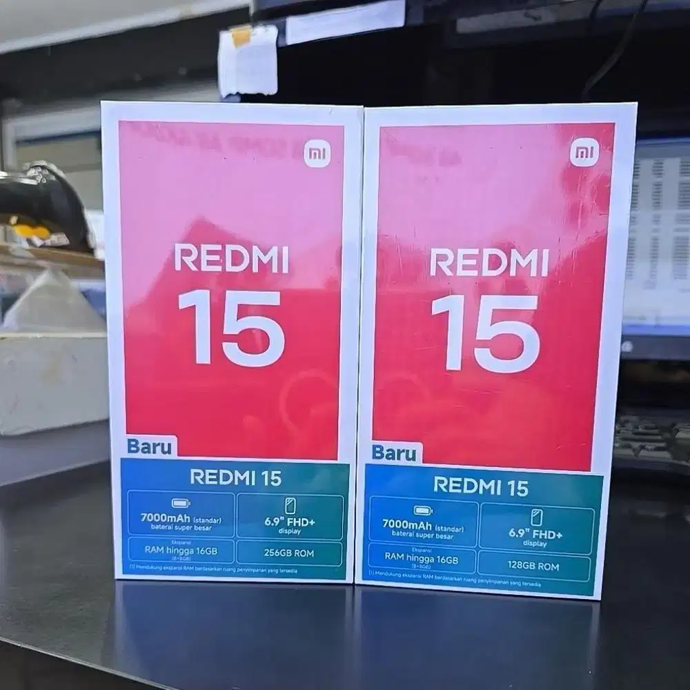Redmi 15 8/256 nfc new garansi resmi 15 bulan