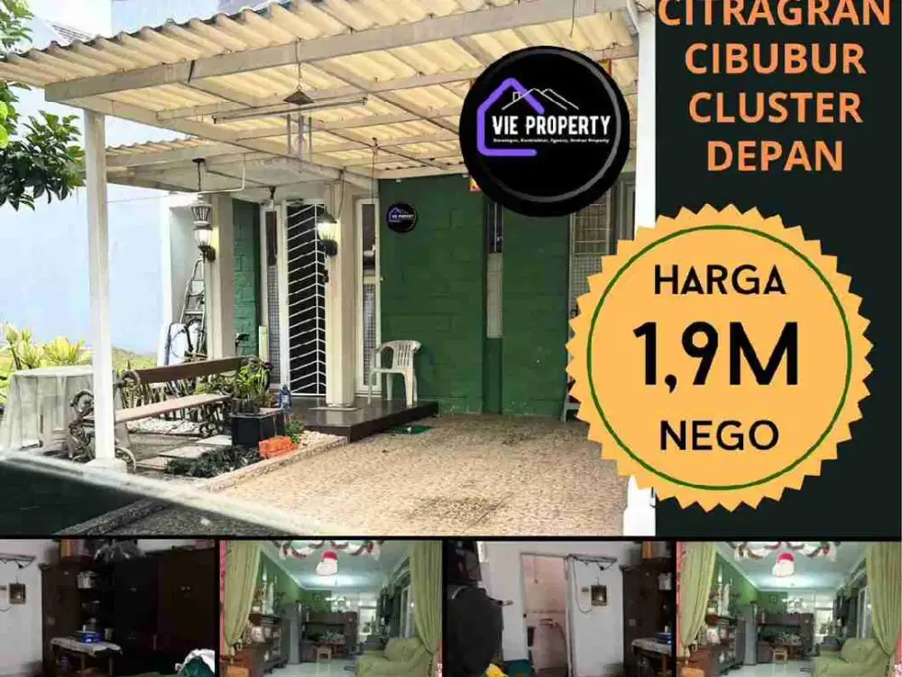 Jual Cepat Rumah Cantik Siap Huni 1,9 M Nego. CitraGran Cibubur.