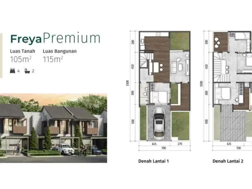 Jual Cepat ! Rumah Di Summarecon Cluster Flora Tipe Freya Premium Upgrade Siap Huni Kota Bandung