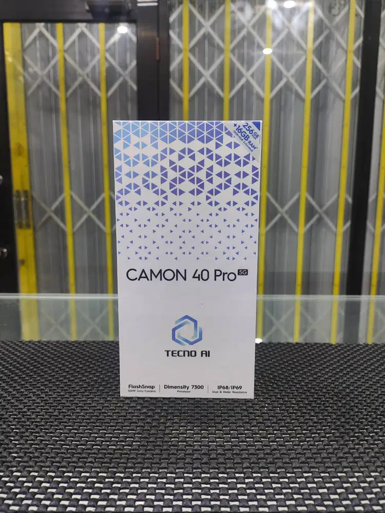 Tecno Camon 40 Pro 8/256 GB Baru Segel Resmi