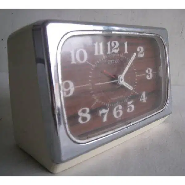Vintage Transistor SEIKO  jam meja / jam wekker antik