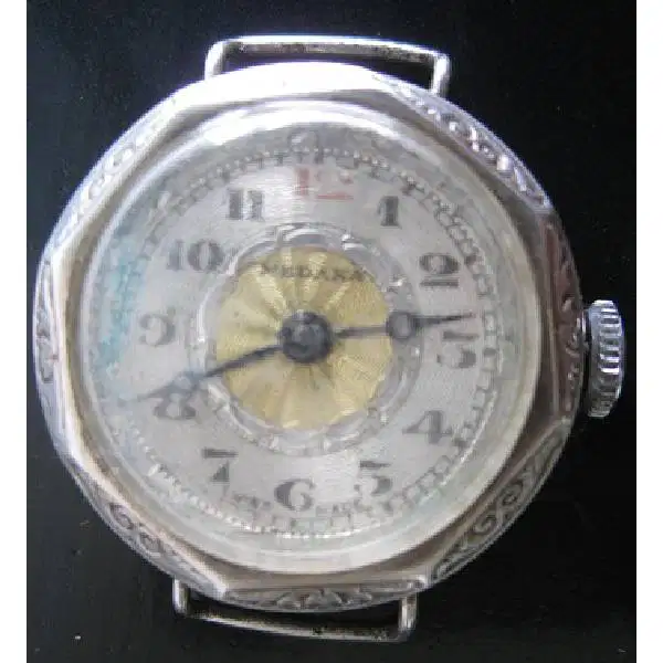 Vintage Silver - gold jam tangan wanita MEDANA era 1800