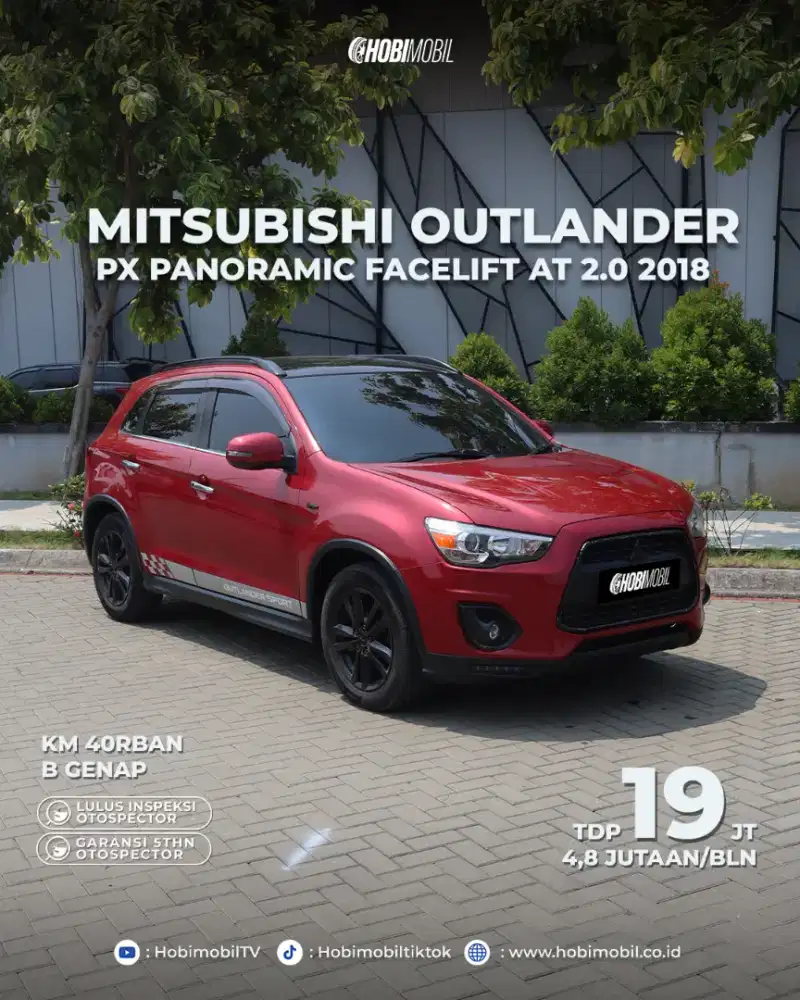 Outlander PX Panoramic Facelift 2.0 AT Thn 2018