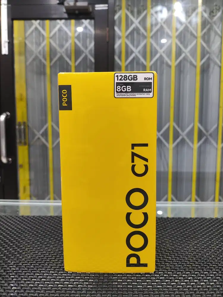 Poco C71 4/128 GB Baru Segel Resmi