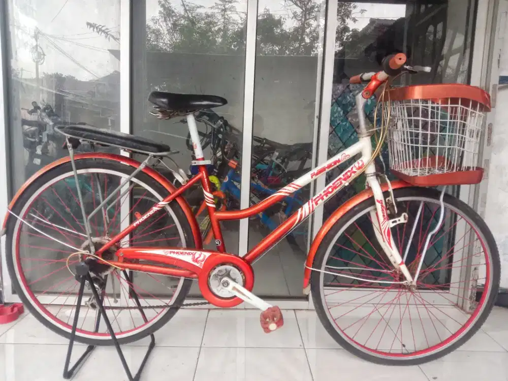 Sepeda mini keranjang dewasa
