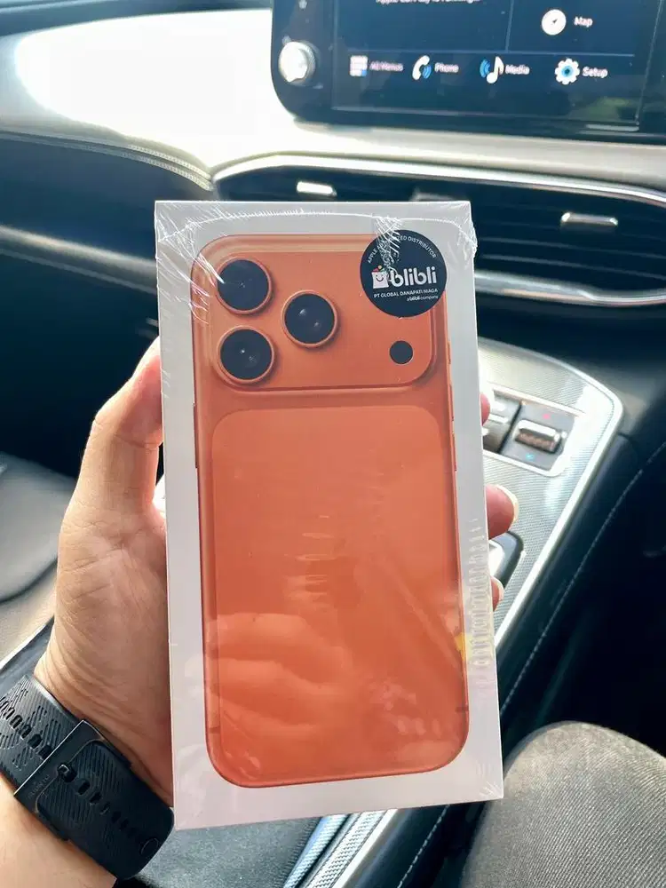 iPhone 17 Pro 256 Cosmic Orange Segel Blibli Garansi 24 bulan