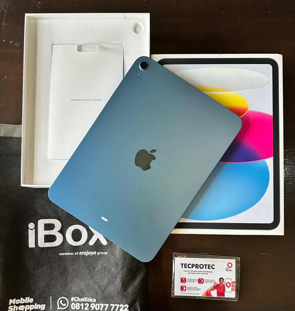 Ipad 11 128GB iBoX BH100 CC27 asuransi TecProtec Super Like New