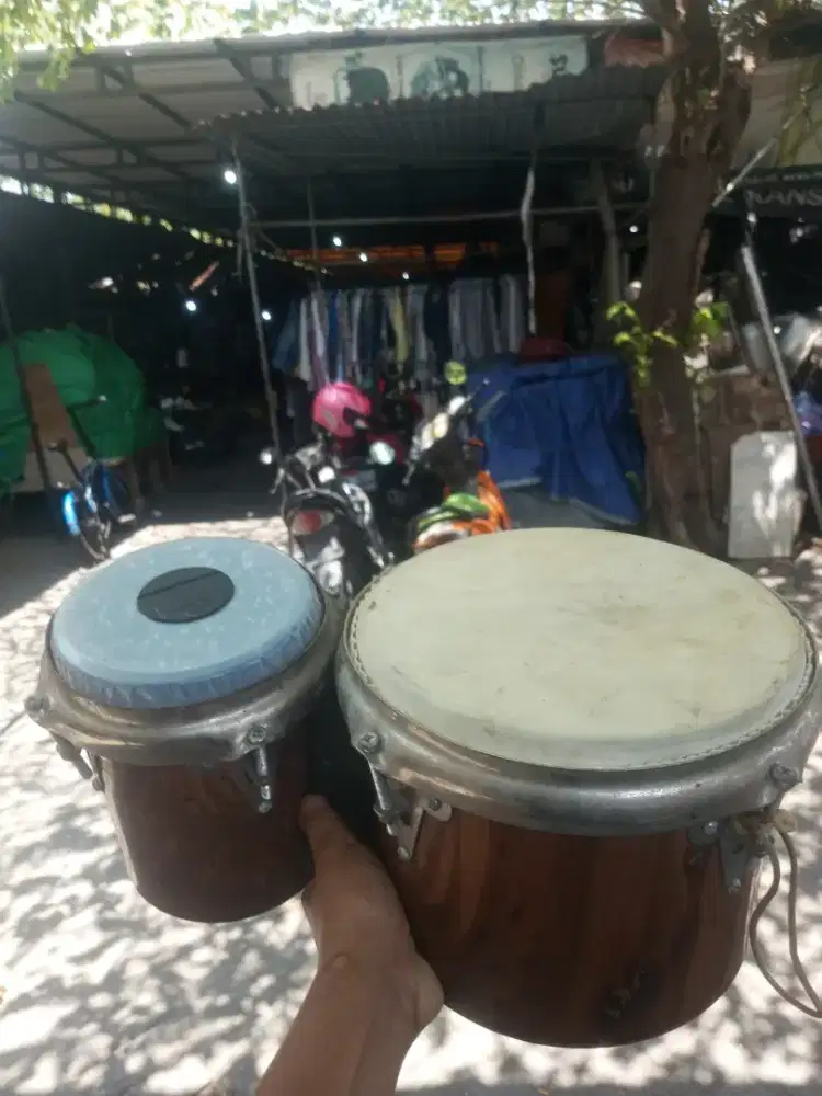 Gendang kulit asli