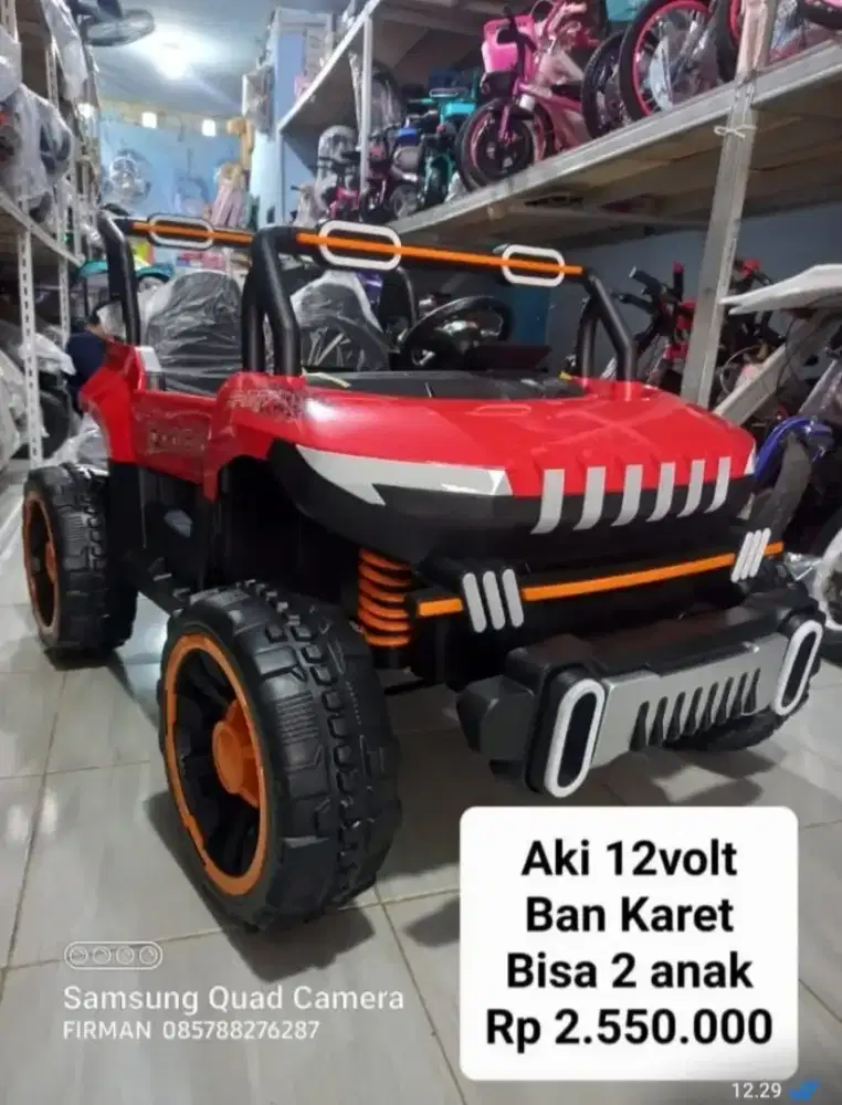 Ready ya mobil aki anak ukuran jumbo bisa dua anak
