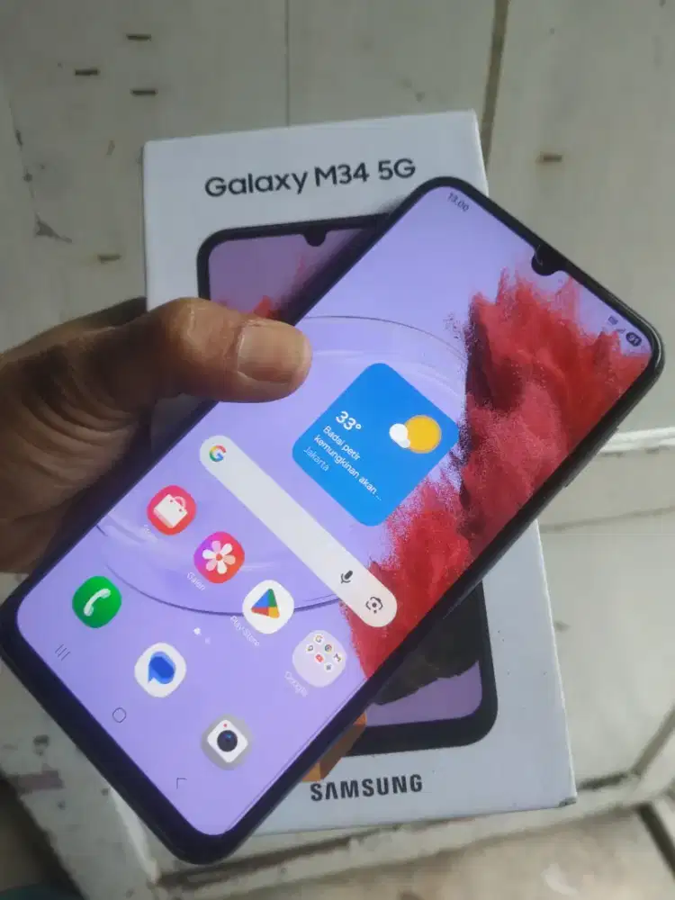 Samsung m34 5g  lengkap 8/128