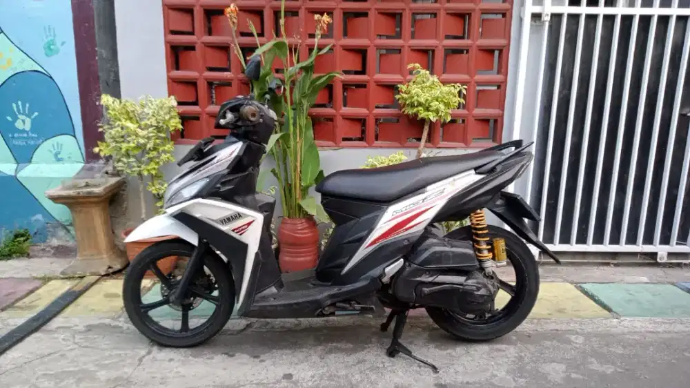 mio z 125 cc 2016 blue core mesin bagus body mulus ori