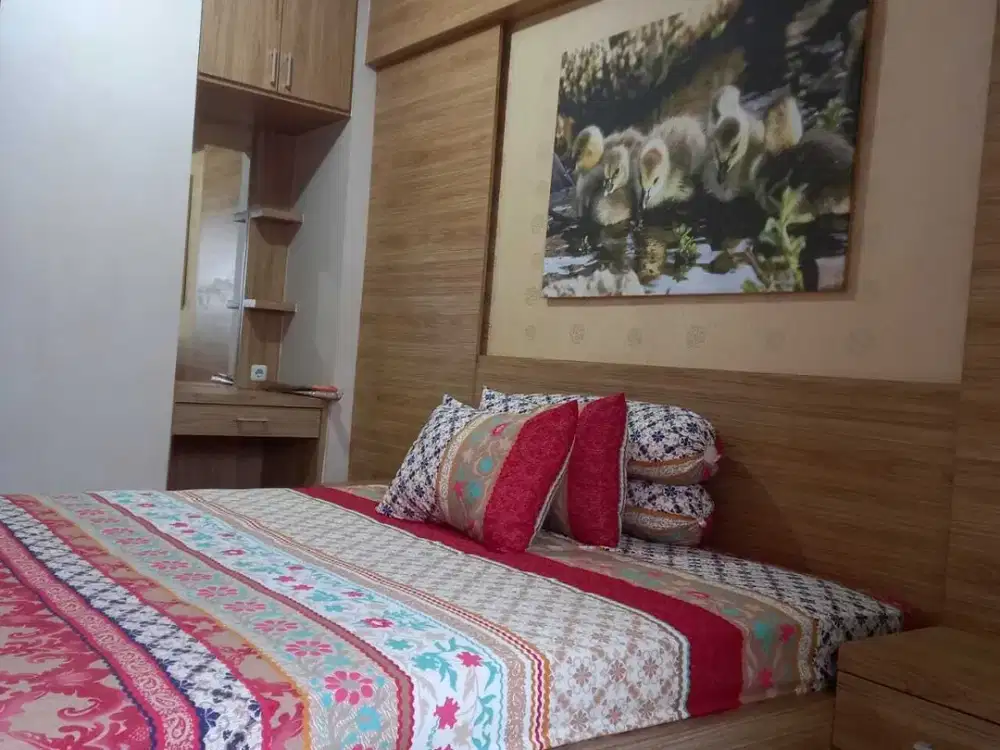 250.000 sewa harian apartemen puncak kertajaya studio full furnish