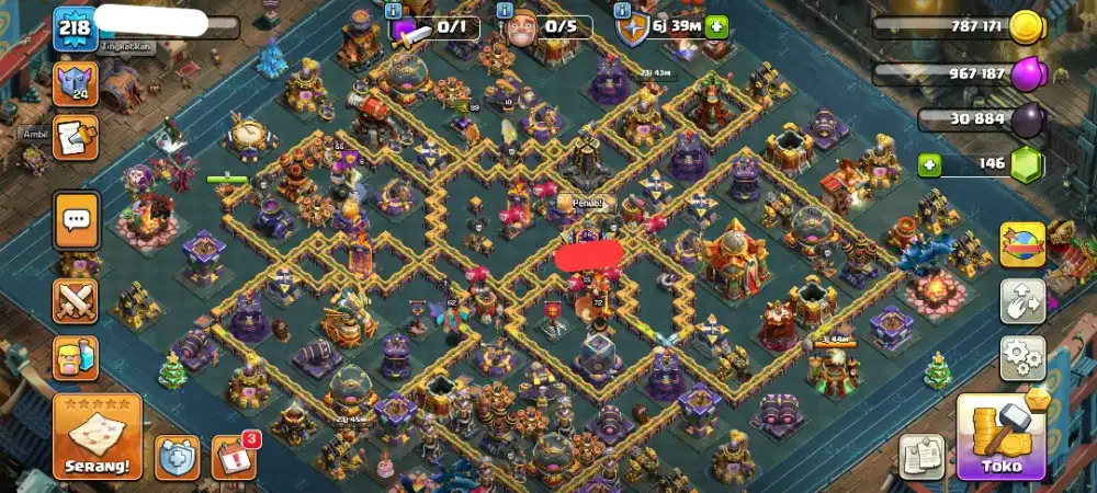 COC TH 16 semi max berlatar kapal laut