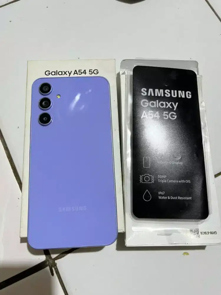 Samsung galaxy A54 5g ram8/128 fullseet