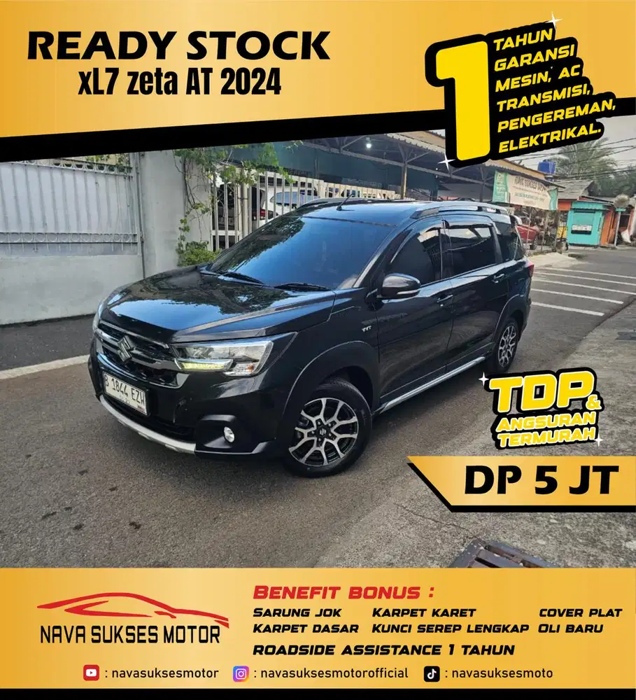TDP 5 JUTA - XL7 ZETA AT 2024