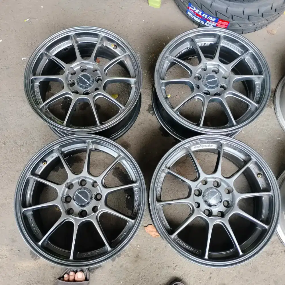 Velg wedssport tc105x ring 15x6,5 pcd 4x100/114,3 ET 40 Avanza calya