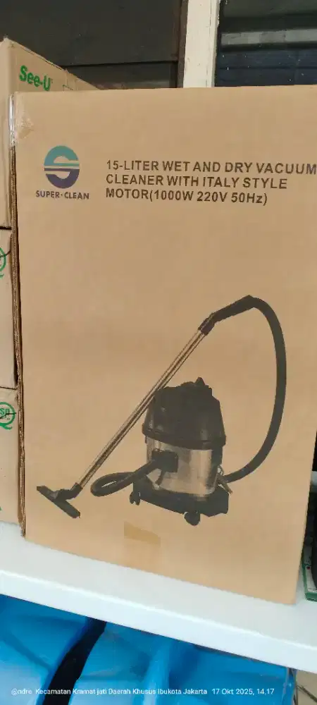 Vakum 15 liter wet and dry