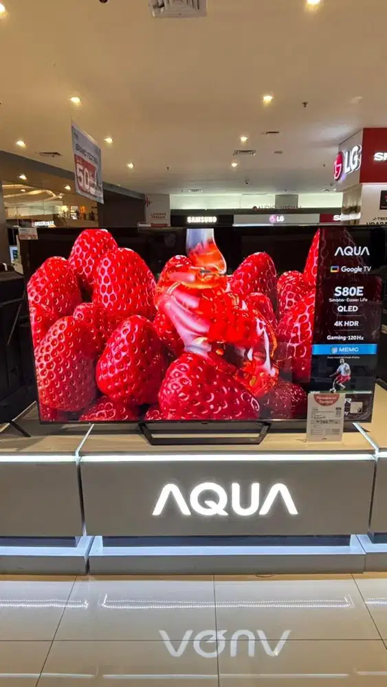 AQUA Smart QLED S80E 4K HDR Google TV