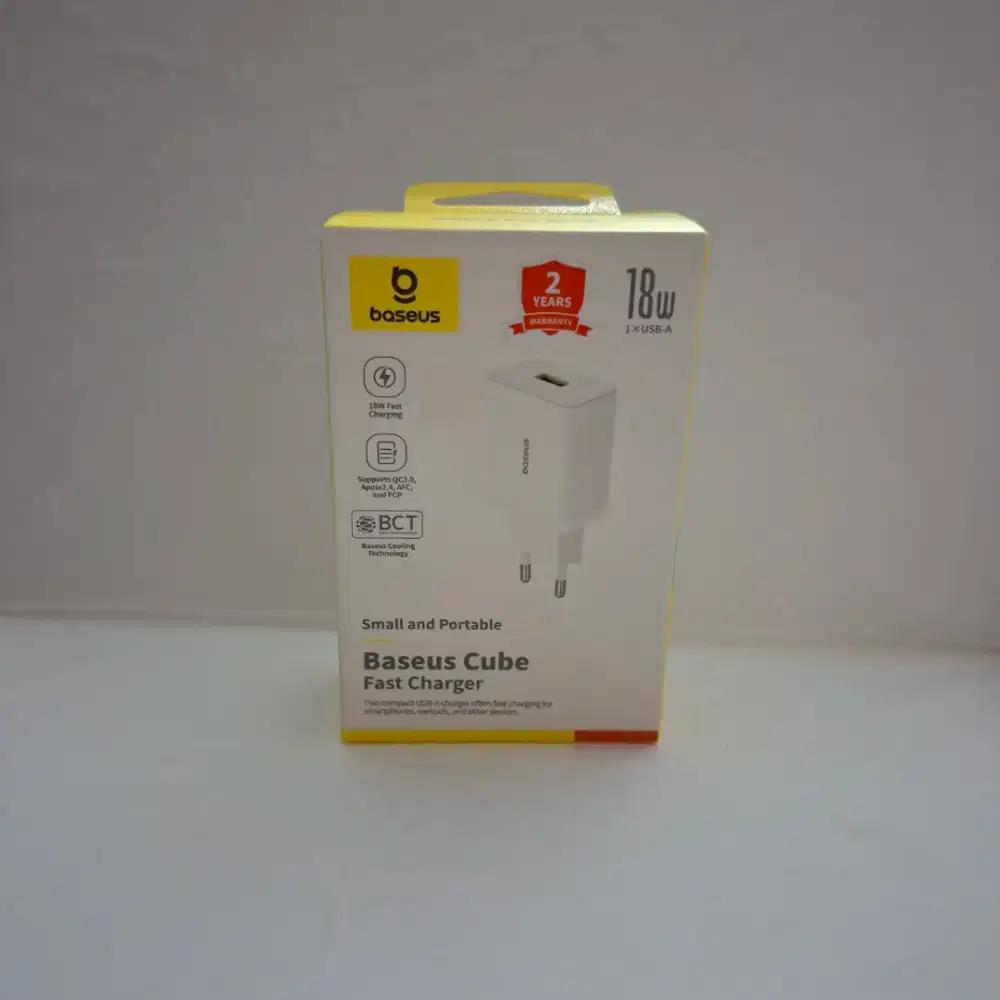 Baseus Charger Cube USB Fast Charging 18W
