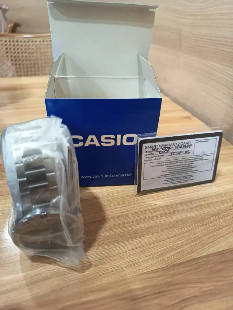 Jam Tangan Casio MTP-VD01D-1E2VUDF — Baru Hadiah, Garansi Resmi Casio