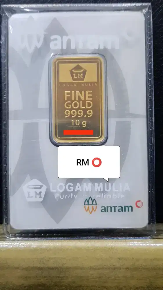 Emas Antam LM. 10gr,3gr,2gr,1gr,0,5gr