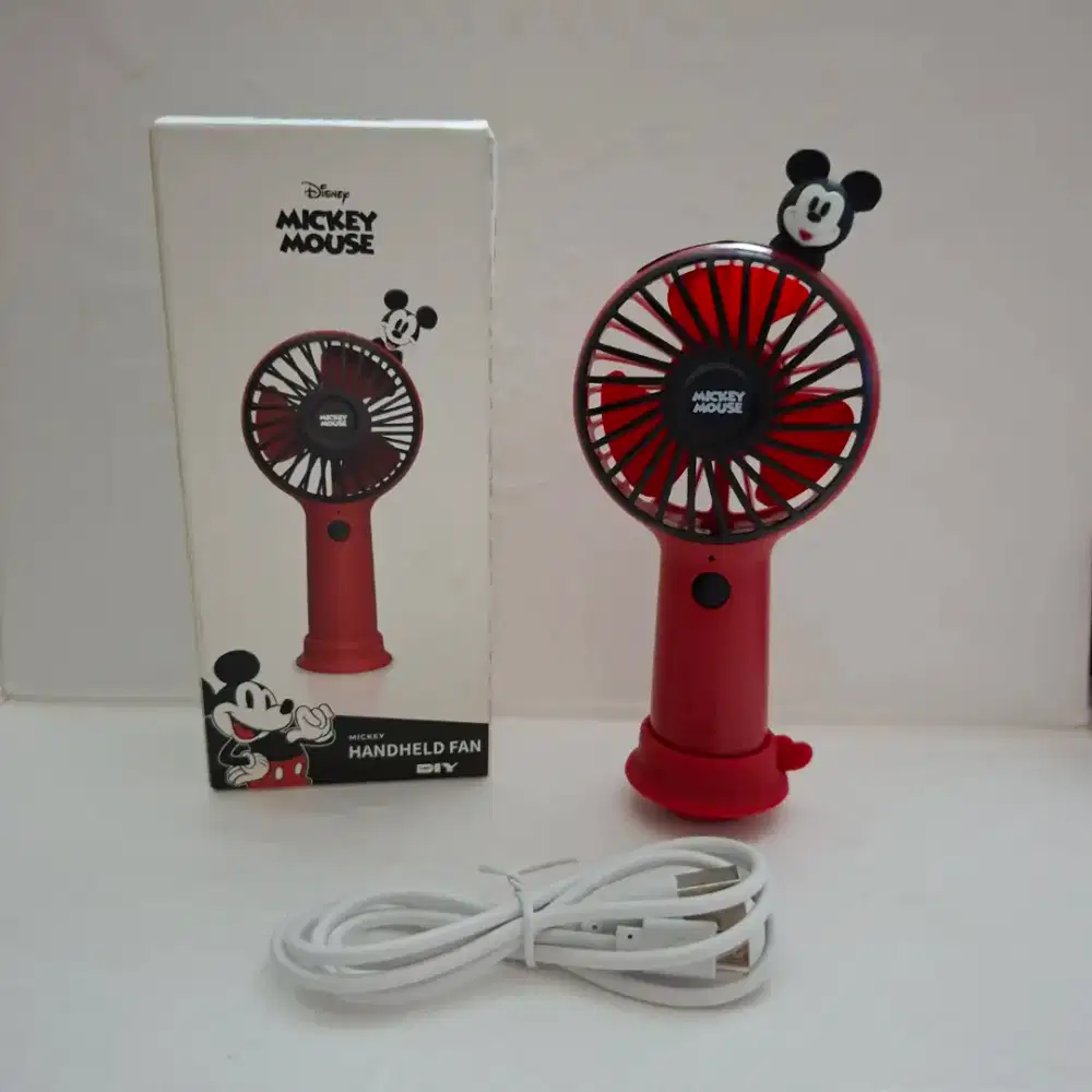 LIMITED EDITION: Kipas Angin/ Portable Fan Mickey Mouse, Disney