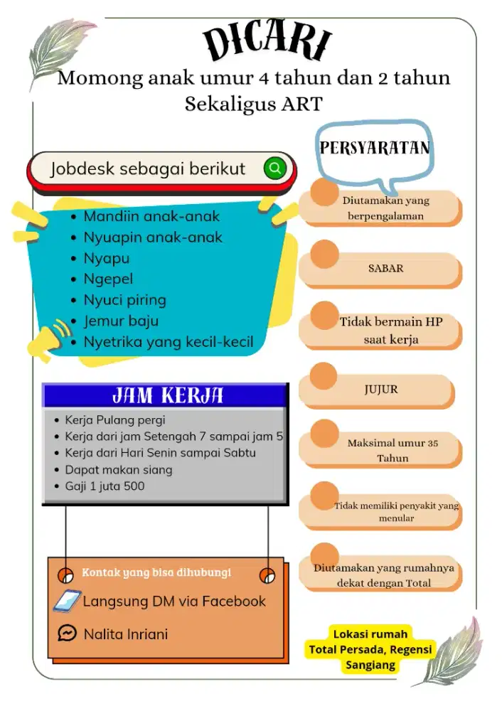 Lowongan kerja ART