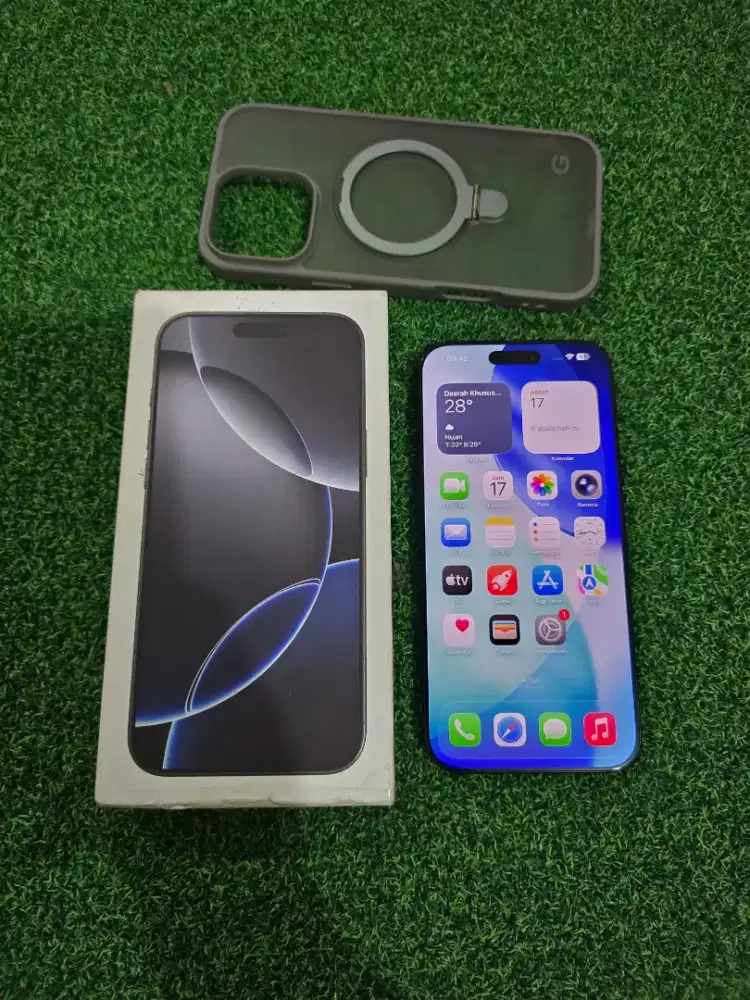 IPhone 16 Pro Max 256gb IBox Lengkap Mulus Normal
