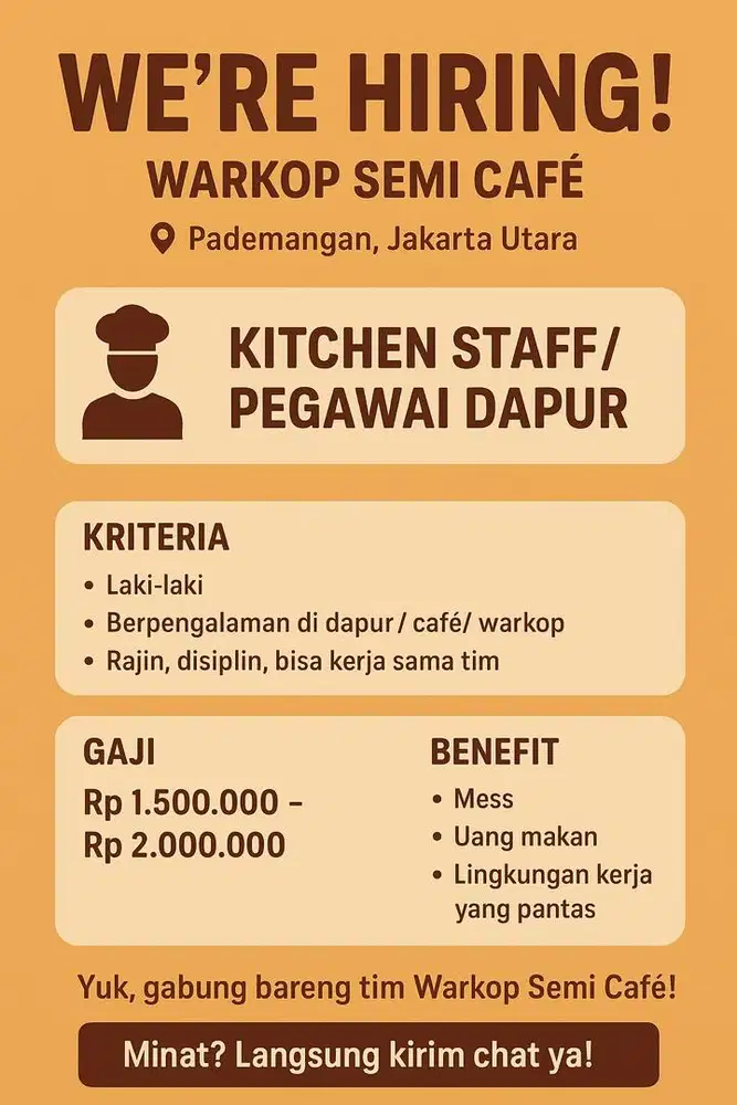 Warkop Semi Café – Pademangan, Jakarta Utara
