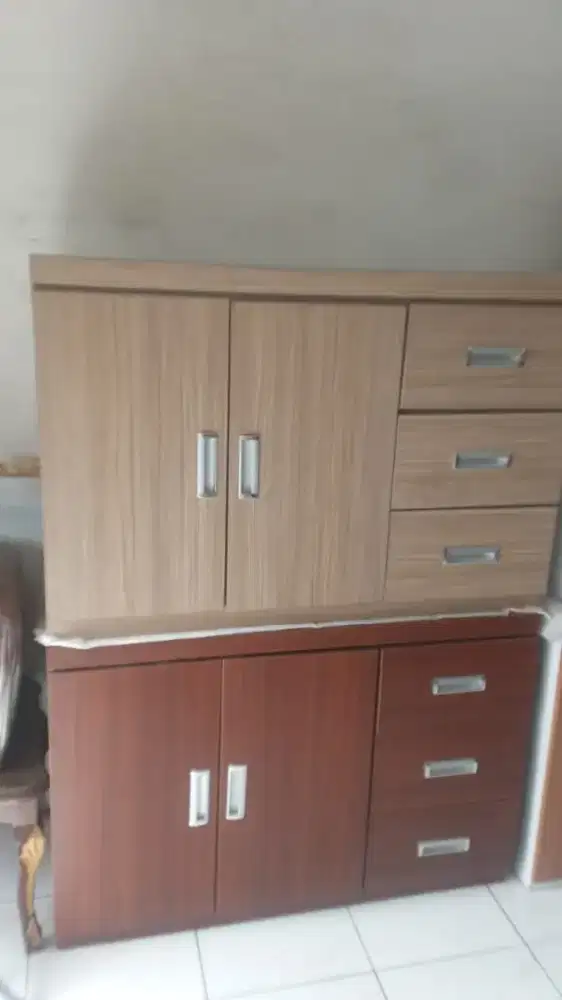 Lemari mini jati cicilan modal KTP Saja