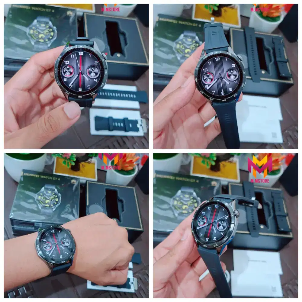 Huawei Watch GT 4 46mm Black Fullset Original Smartwatch second huawei