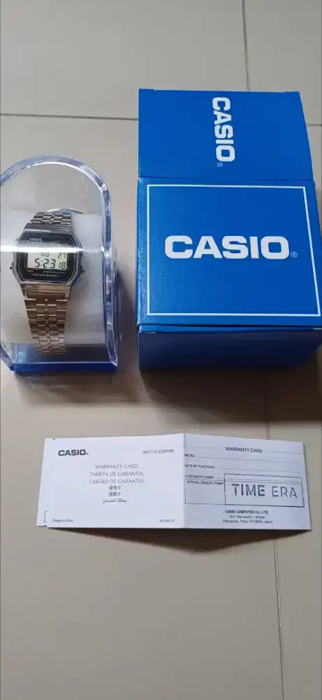 Casio General Retro A159WA-N1DF Digital Dial Stainless Steel Silver