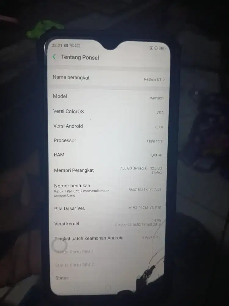 Jual HP Realme U1