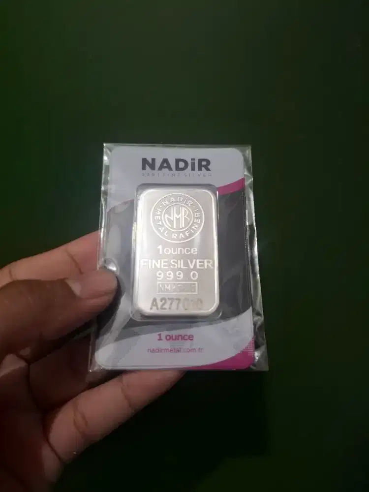 Perak batangan nadir silver 1 oz