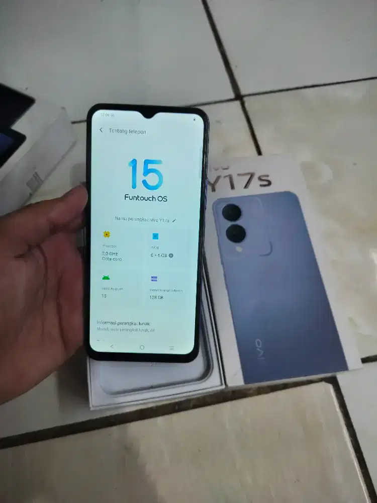 Vivo Y17s ram 6/128 fullset
