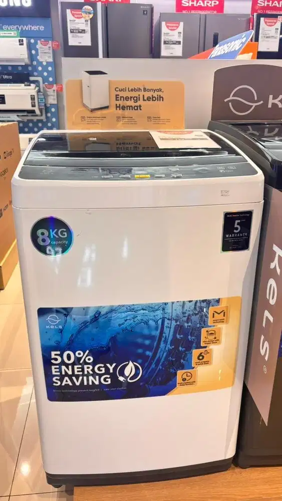 KELS WASHING MACHINE 8Kg